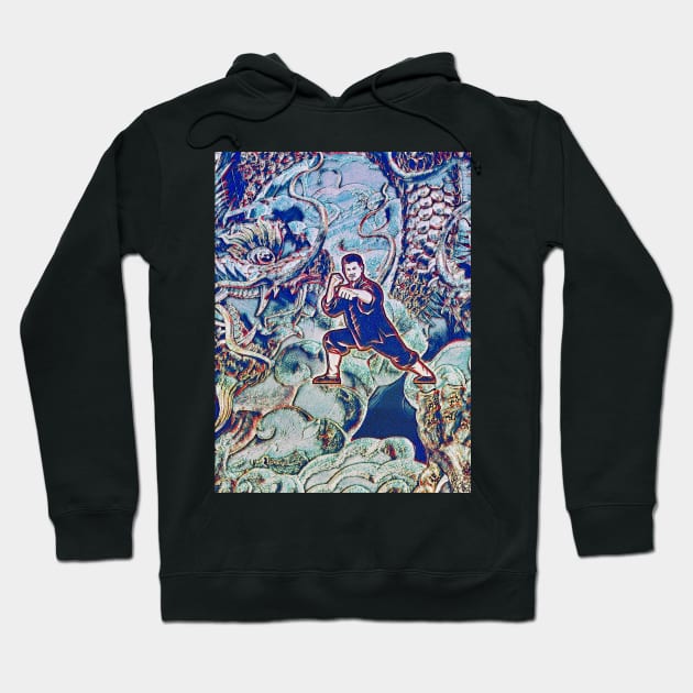 Kung Fu Dragon Fighter Hoodie by UMF - Fwo Faces Frog